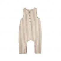 Striped button jumpsuit almond Rylee and Cru