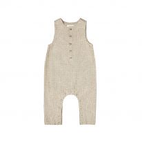Grid button jumpsuit butter Rylee and Cru