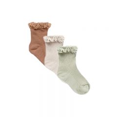 Lace trim socks set of 3 Rylee and Cru