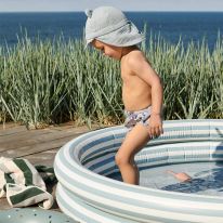 Grande piscine gonflable savannah sea blue creme Liewood