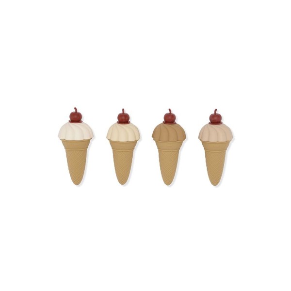 4 pack silicone ice cream moulds Konges Slojd