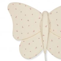 Butterfly fabric lamp bloom red blue Konges Slojd