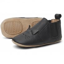 Edith leather slippers cat black Liewood