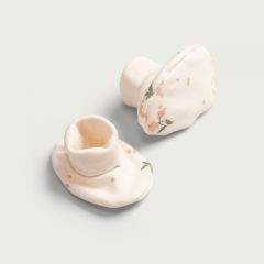 Chaussons de naissance forget me not Garbo and Friends