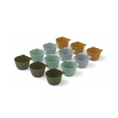Jerry cake cup 12 pack green multi Liewood