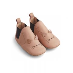 Edith leather slippers cat rose Liewood