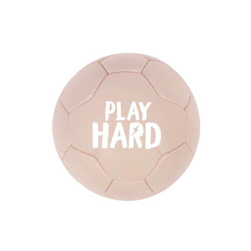 Soccer ball play hard pink VanPauline