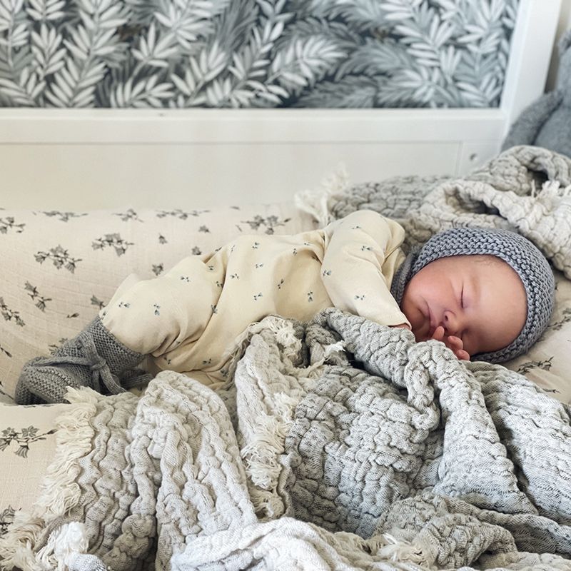 Combinaison Nouveau Ne Petit Bisou Blue Konges Slojd Yellow Flamingo