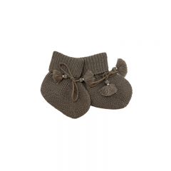 Chocolate booties and pouch  Gentil Coquelicot