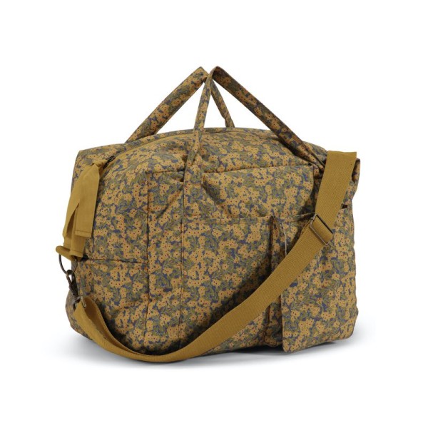 Mommy bag winter leaves mustard Konges Slojd