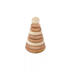 Round wooden pyramid Wooden Story