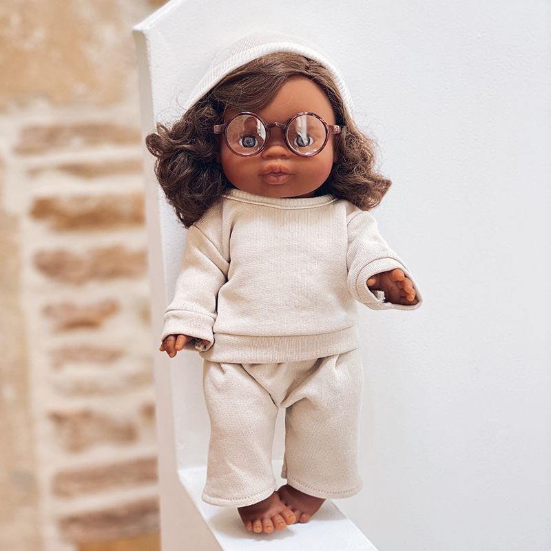 baby doll with eyeglasses