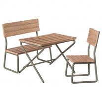 Set de jardin, table, chaise et banc Maileg