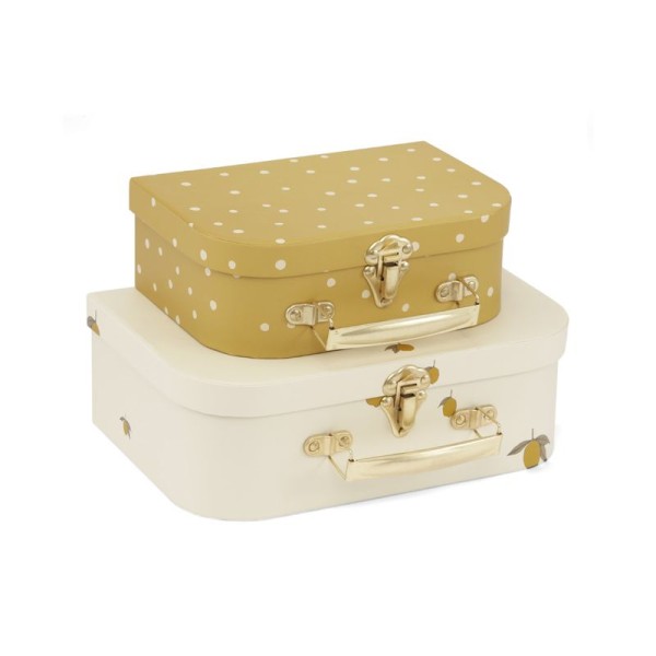 2 pack luggage lemon dots Konges Slojd