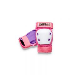 Protective set youth rollers pink Impala Rollerskates