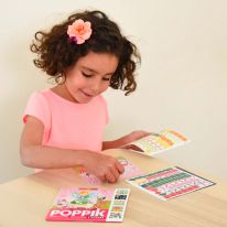 6 cartes stickers magic Poppik