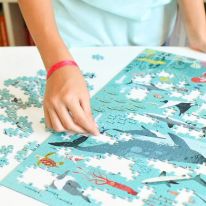 Puzzle 500 pièces les océans Poppik