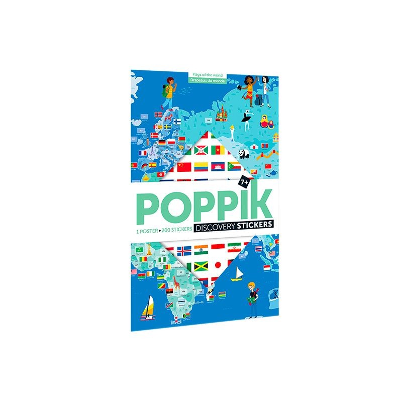 Poster discovery flags Poppik
