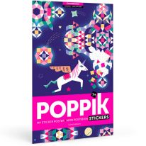 Poster constellation 1000 stickers Poppik