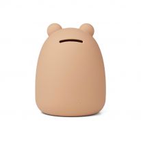 Tirelire en silicone palma ours bear tuscany rose Liewood