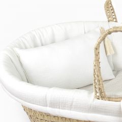 Vanilla Moses Basket Linen Set Mrs Ertha