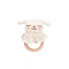 Lamb teething ring Main Sauvage