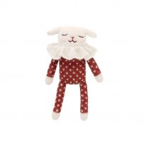 Lamb soft toy sienna dots pyjamas