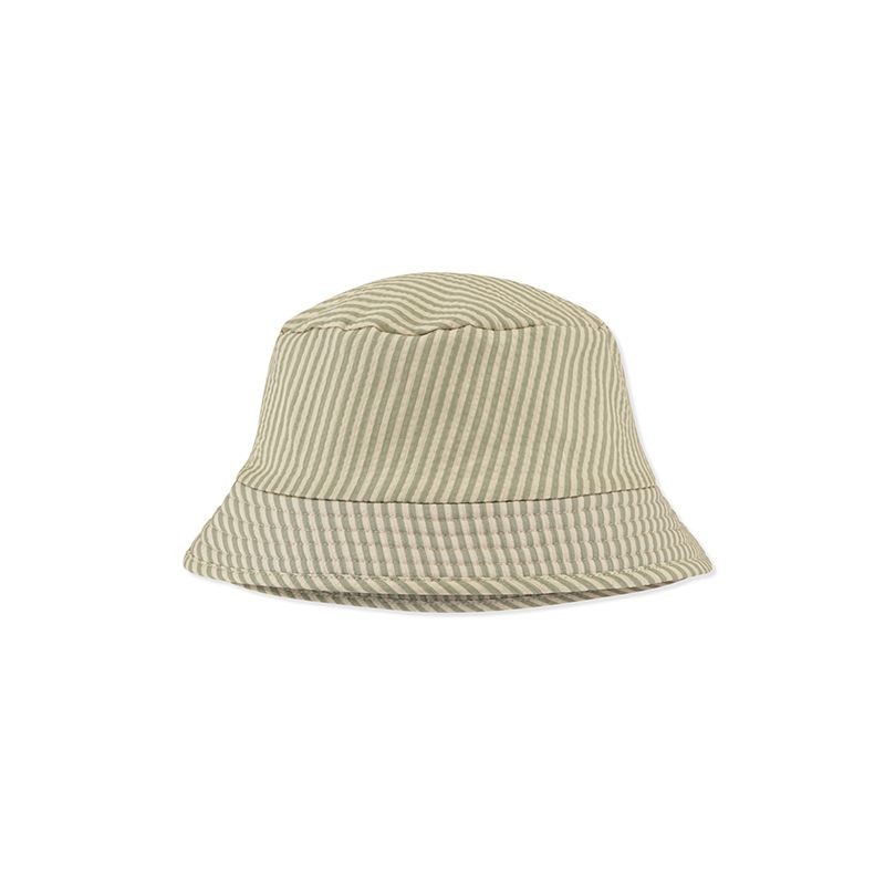 Asnou bucket hat printed stripe laurel oak st Konges Slojd