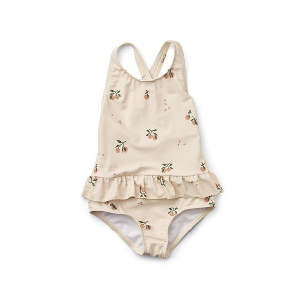 Amara swimsuit peach sea shell mix