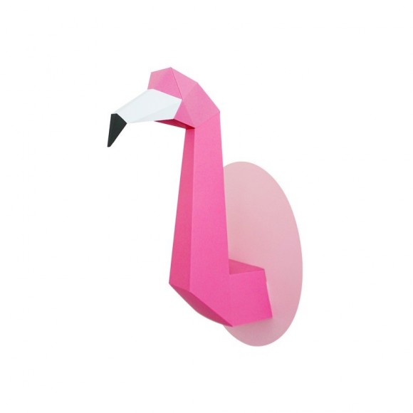 CHLOE FLEURY  Paper flamingo kit rose