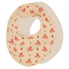 2 pack classic bibs vintage floral red and brazilian sand
