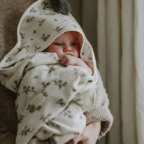 Baby hooded towel bluebell Garbo&Friends