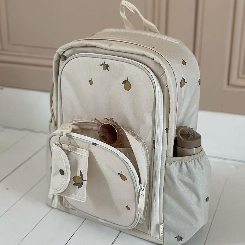 Nush School Bag in Lemon by Konges Sløjd – Junior Edition