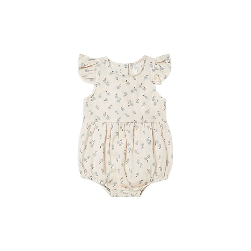 Amelia romper blue ditsy