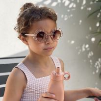 Shell sunglasses transparent beige Elle Porte