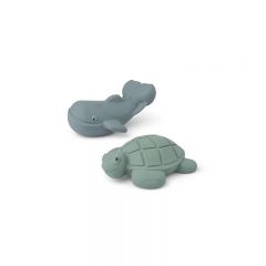 Set of 2 Ned Peppermint/whale blue mix Liewood