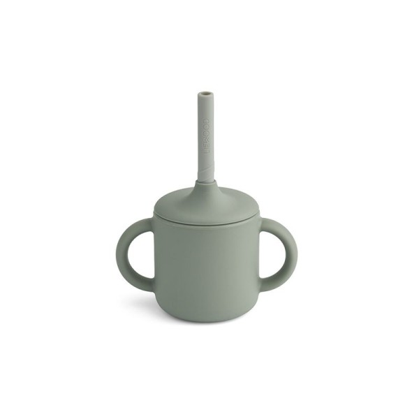 Cameron sippy cup faune green dove blue Liewood