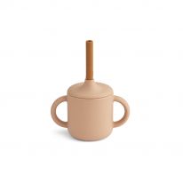 Cameron sippy cup mustard Tuscany rose Liewood