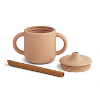 Cameron sippy cup mustard Tuscany rose Liewood