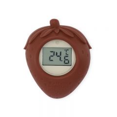 Silicone thermometer strawberry rosewood Konges Slojd