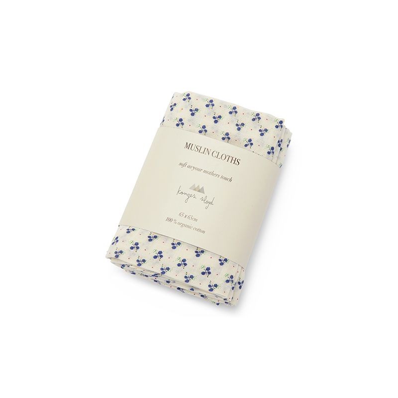 3 pack muslin cloth blue bell