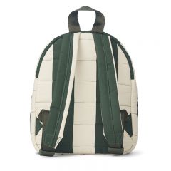 Sage school backpack printed hunter green Liewood