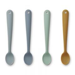 Siv feeling spoon 4-pack blue multi Liewood