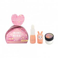 Mini kiss pink lip balm and scrub set Inuwet
