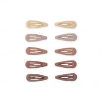 10 pack mini hair clips drop rouge pack