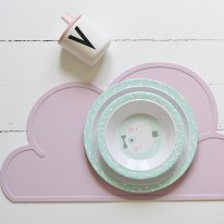 Cloud table set pink