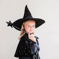 witches wand black Mimi and Luna