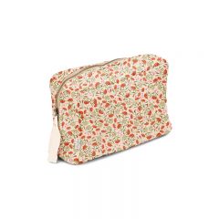 Quilted toiletry bag carnations Konges Slojd