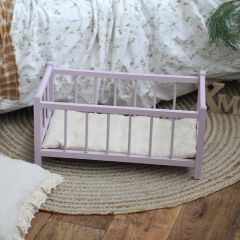 Pink doll's bed Mirabelle