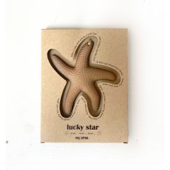 Lucky star taupe teething ring Mrs.Ertha